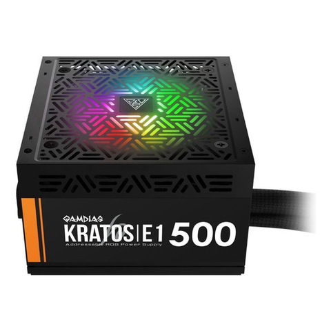Fonte Gamer Gamdias Kratos E1-500 500W RGB