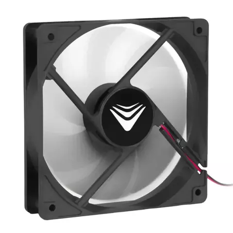 Cooler Evus EV12025FAN 12X12X2,5CM 12V Preto Sem Iluminação