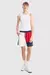 POOL SHORTS NAVY COLORBLOCK VERMELHO - ICONIC