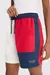 POOL SHORTS NAVY COLORBLOCK VERMELHO - loja online