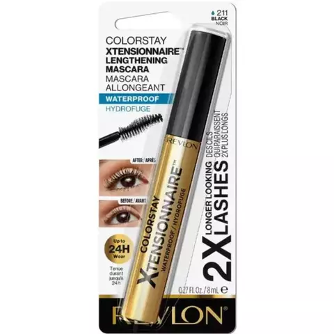 Máscara de Cílios Revlon ColorStay Xtensionnaire Waterproof 211 Black Noir - 8mL