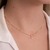 Choker Abacaxi Cravejado Pequeno 18k