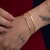 Pulseira Detalhada 2mm Banhada a Ouro 18k - comprar online