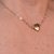 Choker Corrente Elo Coração Pingente Coração Liso