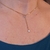 Colar Com 2 Pingentes Zircônia 18k - comprar online