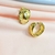 Brinco Argola Lisa 13mm Banhado a Ouro 18k - comprar online