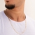 Corrente Masculina Estilo Grumet Com Elos Alongados 18k - comprar online