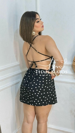 Vestidinho Corações (Preto) - comprar online