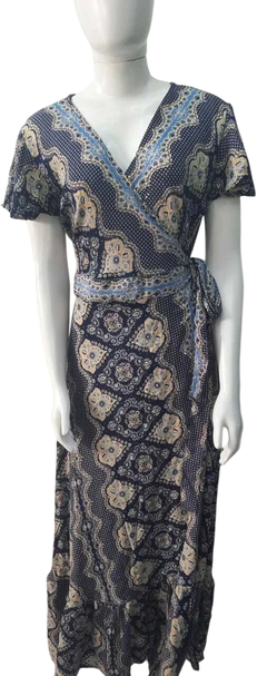 Vestido Longo Envelope Boho Chic – Elegância e Versatilidade!