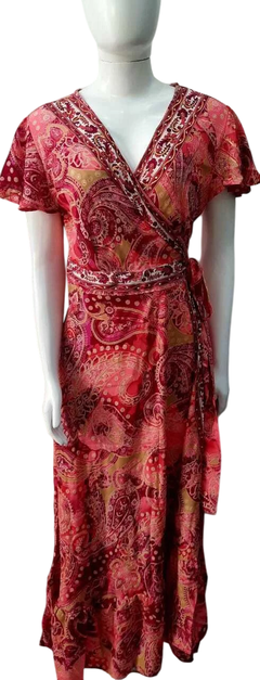 Vestido Longo Envelope Boho Chic – Elegância e Versatilidade! - comprar online