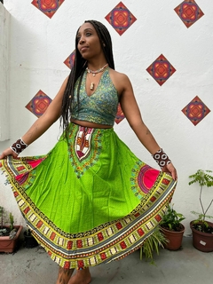 Saia Midi Godê Africana - (Veste 36 ao 44) - comprar online