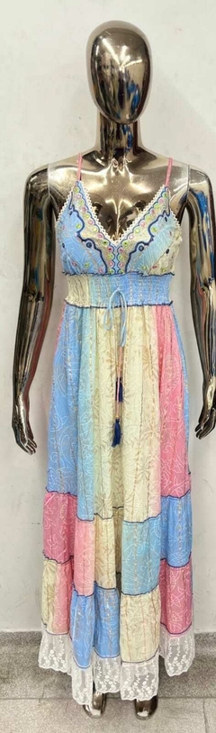 Vestido Longo Bordado Boho Chic – Três Cores, Muito Estilo!