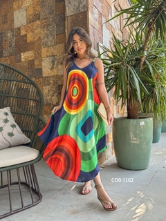 Vestido Trapézio Mandala – Leveza e Estilo Boho Chic! ✨ - loja online
