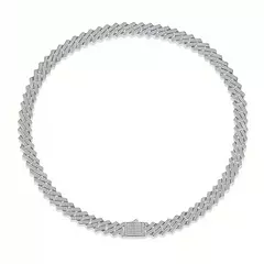 Cadena Plata .925 & Diamantes Moissanite - Di Jewelry Mexico