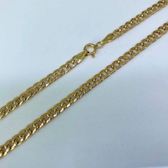 Cadena cubana Oro18k 50cm - Di Jewelry Mexico