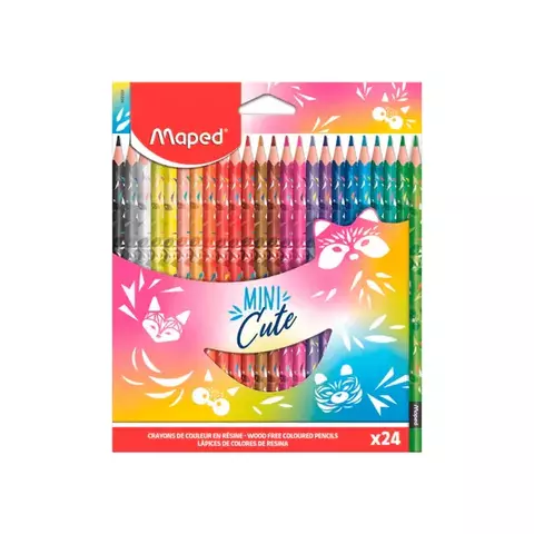 Lápis de Cor - Maped - Mini Cute 24 Cores