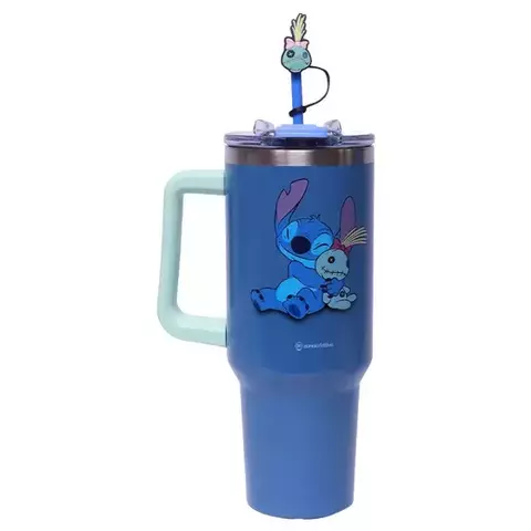 Garrafa Canecão Tumbler Stitch Vodoo com Pingente 1,15L