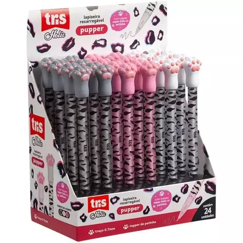 Lapiseira 0.7MM TRIS Pupper Pont.patinha 3COR DP.C/24 - Summit