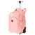 Mochila Carrinho 2 Compartimentos Sestini Rolling Grande - Metálico Rosa - loja online