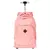 Mochila Carrinho 2 Compartimentos Sestini Rolling Grande - Metálico Rosa