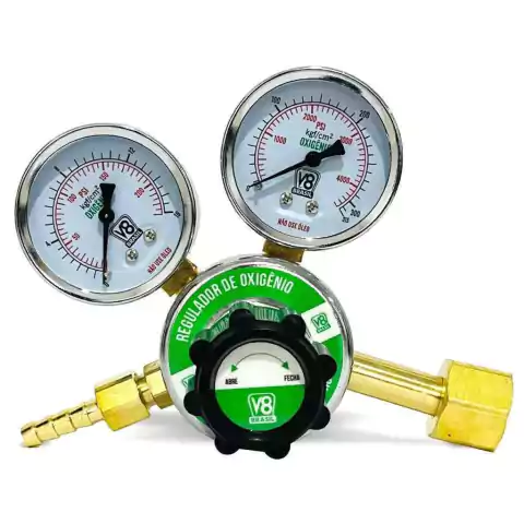 Regulador De Pressão Para Oxigênio - V8 Brasil
