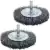 KIT 2un Escova de Aço Ondulado Circular Haste 75x10 - Pequi - MAQPOINT SOLDAS