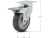 Rodízio Linha BP Placa 3" 76mm Anti Risco Móveis 60kg Com Freio - Colson - 4447 - comprar online