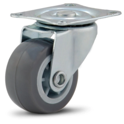 Rodízio Série BP 1.1/2" 38mm Placa - Resina Termoplástica 20kg - Colson - 5077