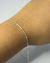 Pulseira veneziana diamantada com bolinha na internet