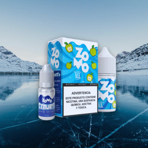SALT ZOMO ICEBURST - GREEN APPLE ICE