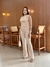 Imagem do Conjunto Kênia Elegante Blusa Mucle Calça Longa