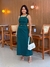 Imagem do Vestido Adriane Longo Elegante com Decote Reto