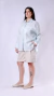 Camisa Linho Juliana Azul Clara