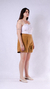 Shorts Linho Tequinha Camel na internet