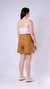 Shorts Linho Tequinha Camel - Ariane Cascardo