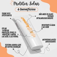 Protetor Solar FPS 60 (Watery Lotion) - Creamy - Mariana Silva Cosméticos
