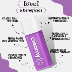 Retinol (Creme de Tratamento Anti-Idade Intensivo) - Creamy - Mariana Silva Cosméticos