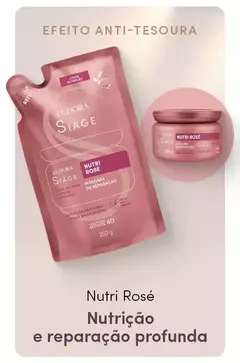 Refil Máscara Capilar Siàge Nutri Rosé 250g - comprar online