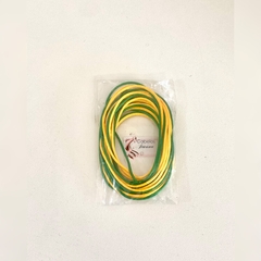 fitilhos ( 3 metros ) - verde e amarelo