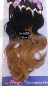 cabelo orgânico ondulado morena iluminada tb1/30