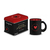 CANECA VIDRO DIAMOND METALIC LATA - PESSOA PREFERIDA - BRASFOOT