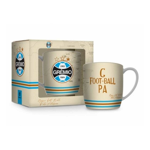 CANECA PORCELANA URBAN 300ML TIMES - GREMIO MAPA - Brasfoot