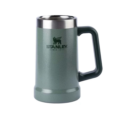 CANECA TÉRM. DE CERVEJA STANLEY HAMMERTONE GREEN 709ML SKU 08039
