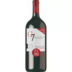Vinho Chileno G7 Cabernet Sauvignon Edição Especial 1 Litro (Leve 1 Litro e Pague 750 Ml.)
