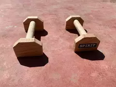 Paralelas de madera CORTAS