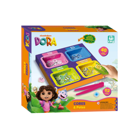 Jogo Educativo Cores & Potes Dora