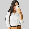 CAMISA BRANCA 100% VISCOLINHO