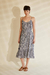 Vestido Cisne Hojas Azules