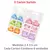 PACK Broche MODELO RECTANGULAR CLARO 2 X 2,5 cm TRENDY