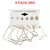 PACK Aros X6 PARES COLOR ORO PLATA - comprar online